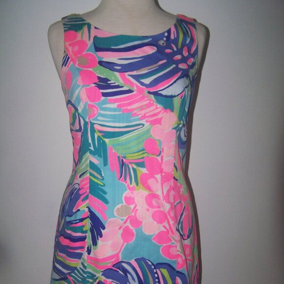 LILLY PULITZER LINED SLEEVELEWSS DRESS SZ 4 - Picture 1 of 3